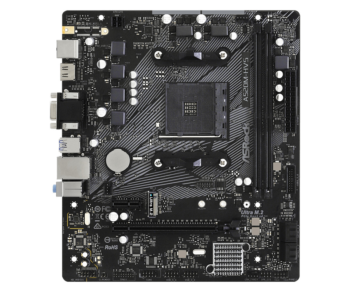 Mainboard ASROCK A520M-HVS | AMD AM4 - ảnh 4