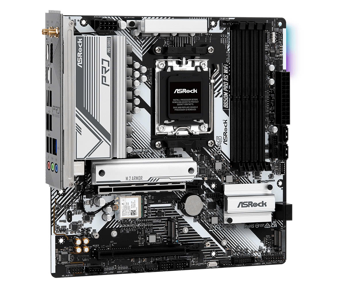 Mainboard AsRock B650M Pro RS Wifi | AMD AM5, DDR5 - ảnh 6