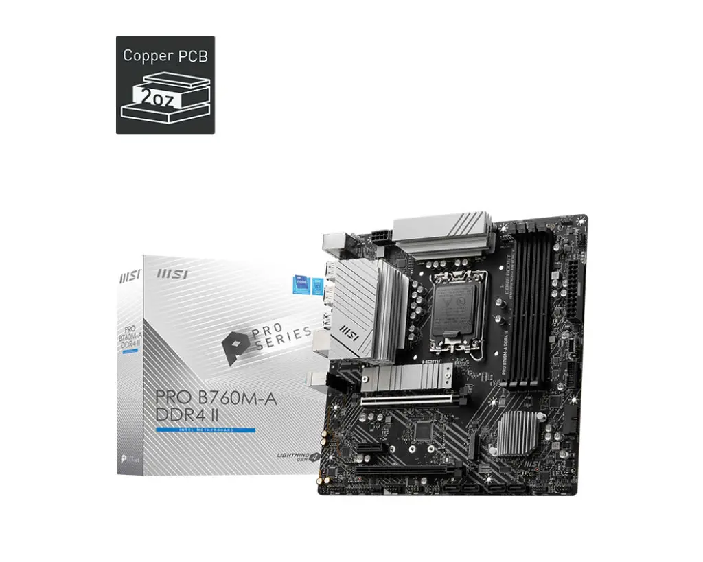 Mainboard MSI PRO B760M-A DDR4 II | LGA 1700