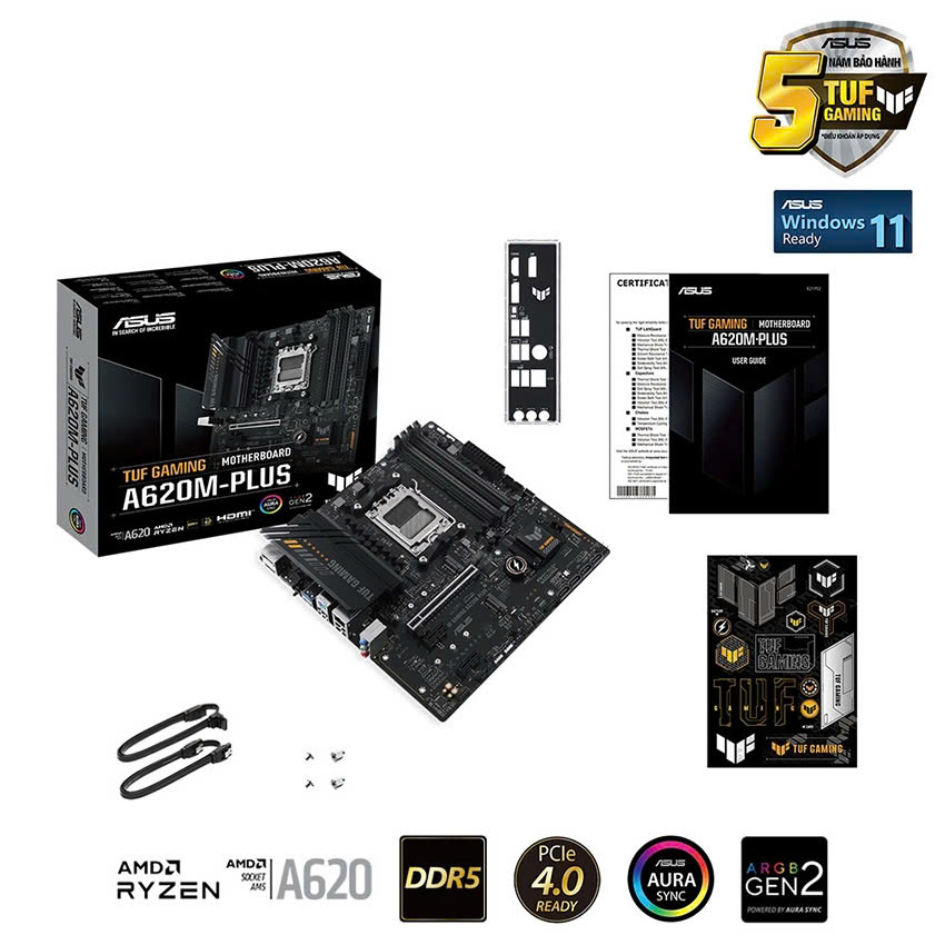 Mainboard ASUS TUF GAMING A620M PLUS | AMD AM5 - ảnh 7