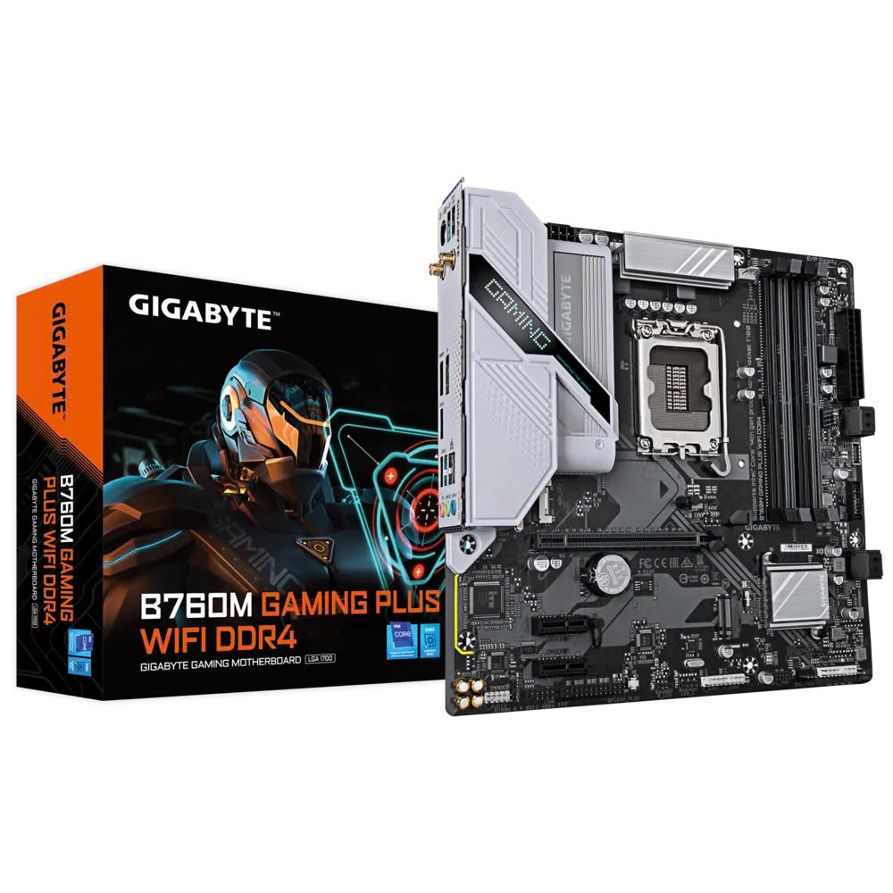 Mainboard Gigabyte B760M Gaming Plus Wifi D4 | LGA 1700, 4 x DDR4 - ảnh 3
