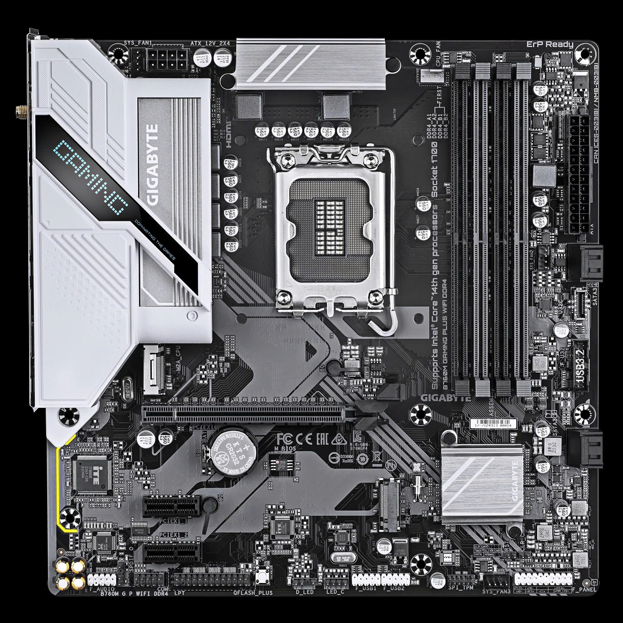 Mainboard Gigabyte B760M Gaming Plus Wifi D4 | LGA 1700, 4 x DDR4 - ảnh 4