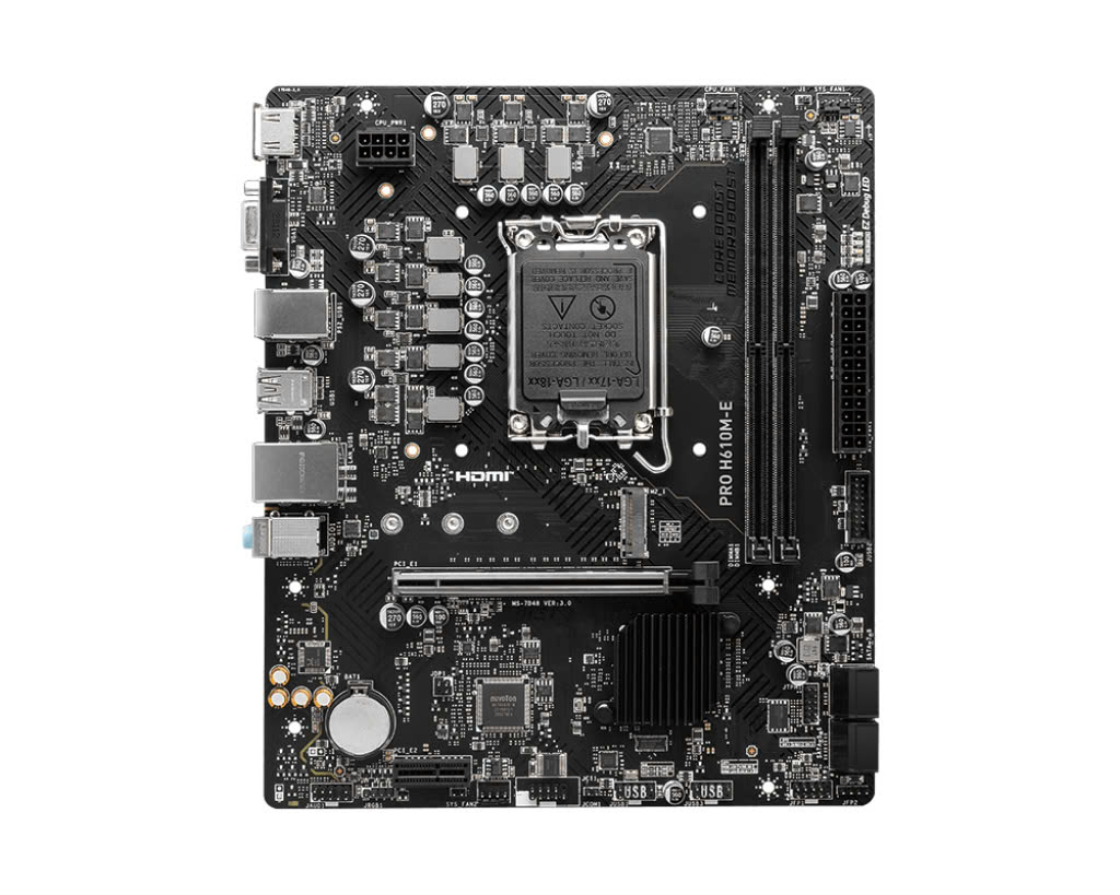Mainboard MSI PRO H610M-E DDR5 | LGA 1700, 2 x DDR5 - ảnh 3