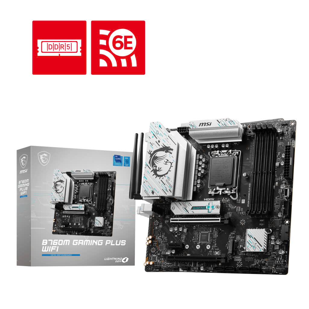 Mainboard MSI B760M GAMING PLUS WIFI DDR5 - ảnh 2