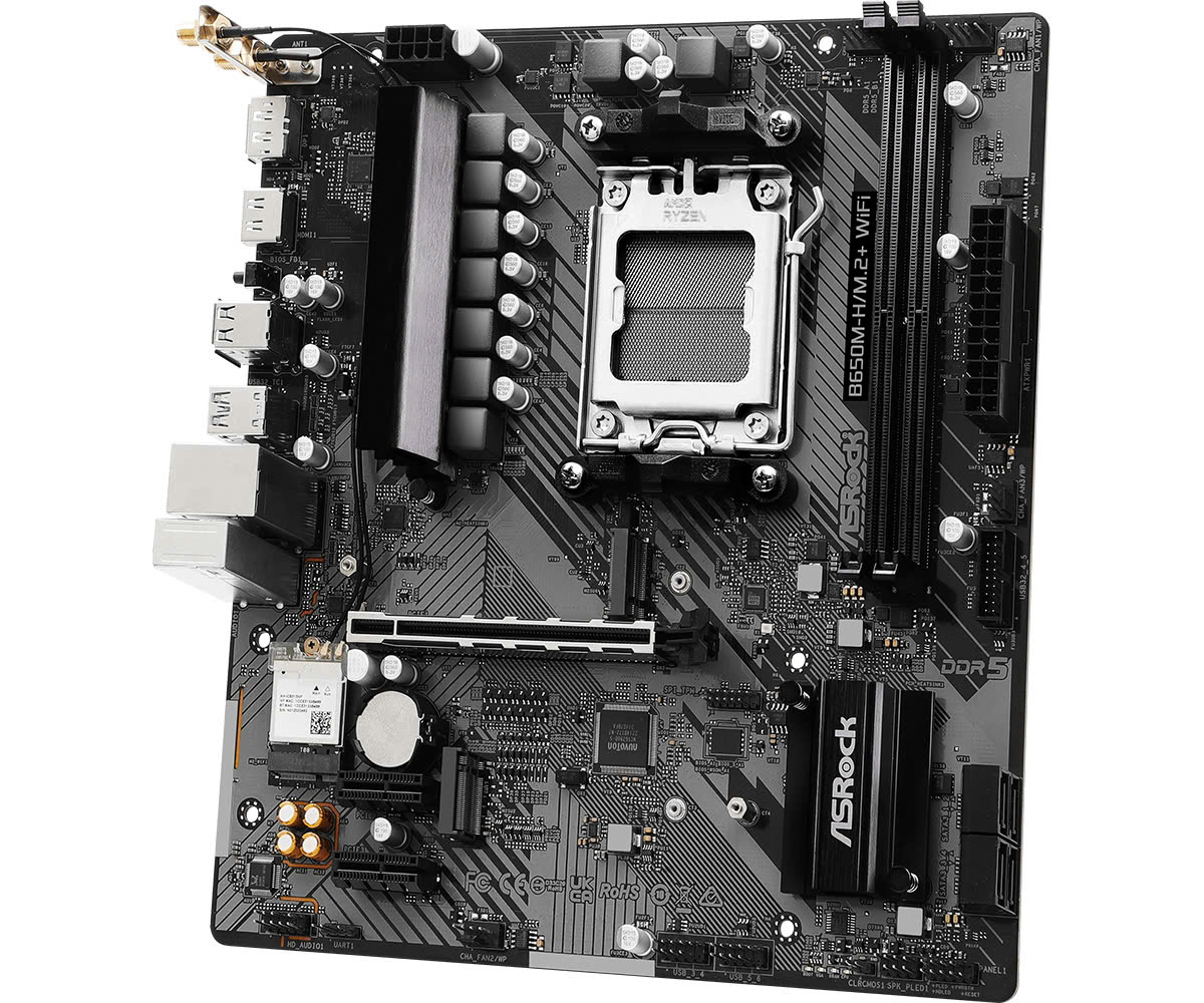Mainboard AsRock B650M-H/M.2 Wifi |AM5, DDR5 - ảnh 6