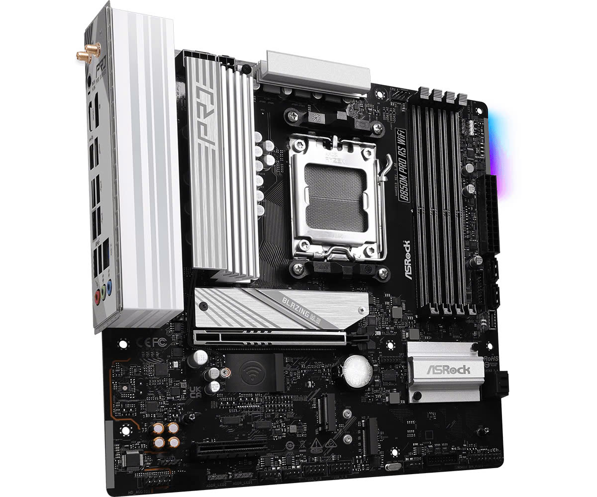 Mainboard AsRock B850M Pro RS WiFi | AM5, 4x DDR5 - ảnh 5