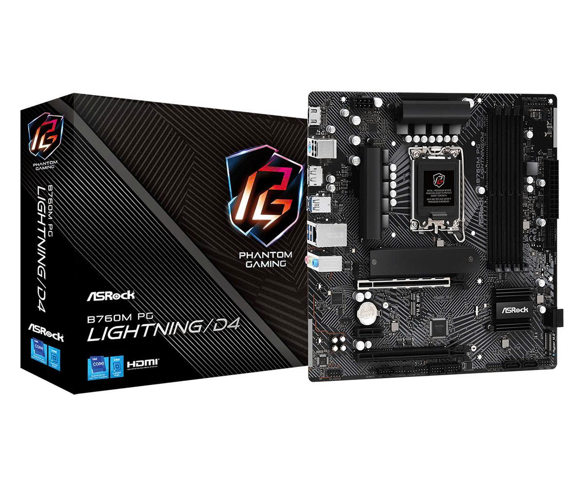 Mainboard ASRock B760M PG Lightning/D4 DDR4 - ảnh 2