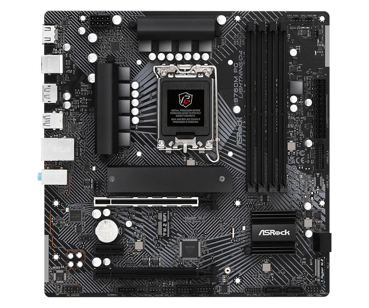 Mainboard ASRock B760M PG Lightning/D4 DDR4 - ảnh 3
