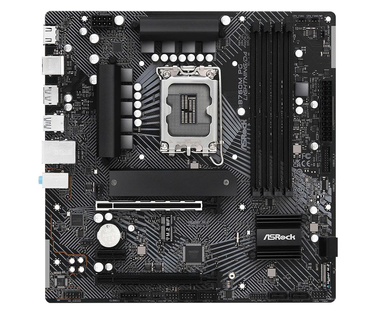 Mainboard ASRock B760M PG Lightning/D4 DDR4 - ảnh 4