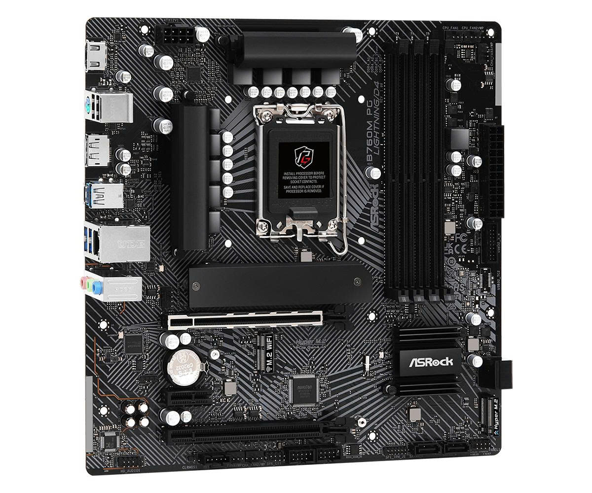 Mainboard ASRock B760M PG Lightning/D4 DDR4 - ảnh 6