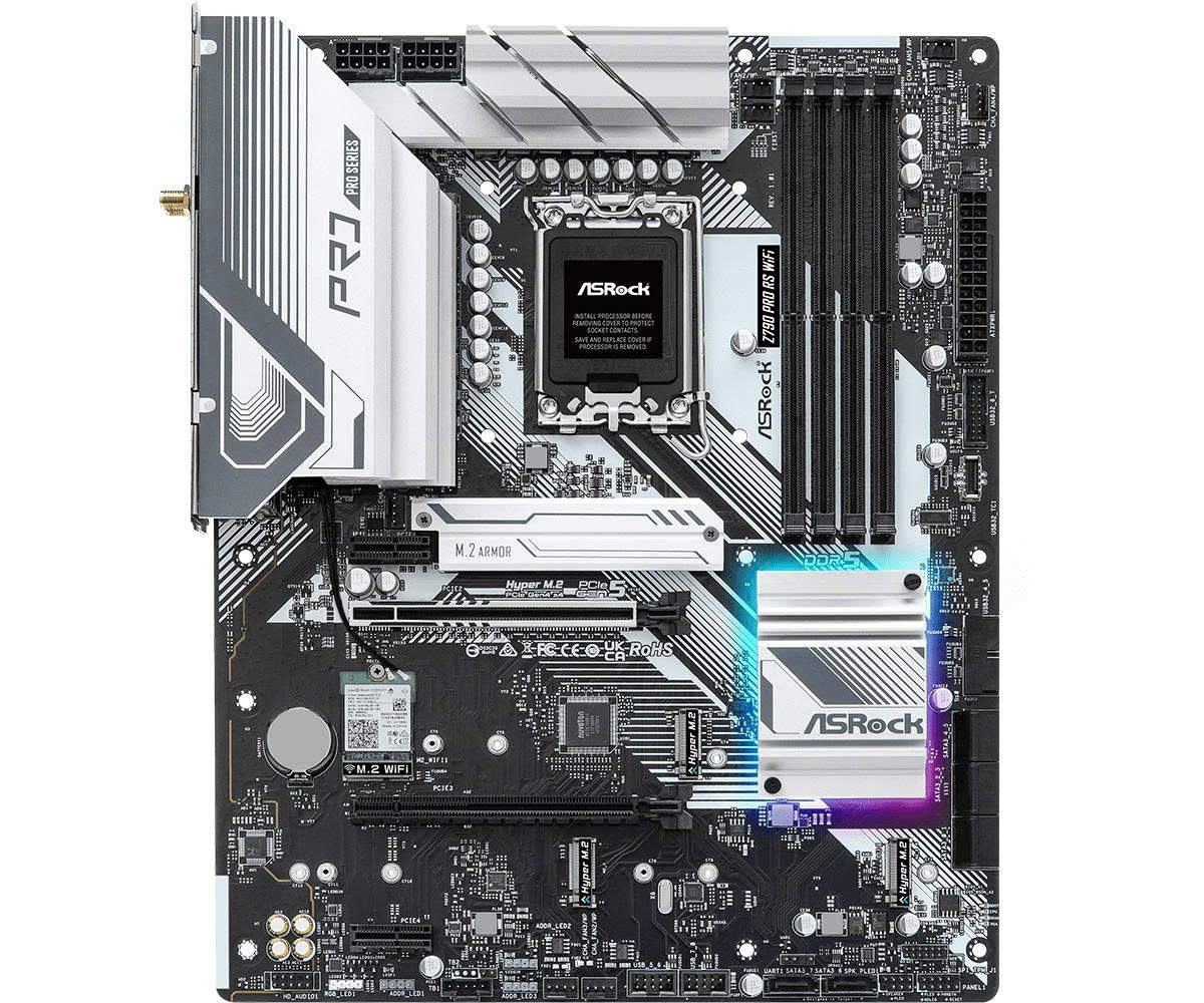 Mainboard ASROCK Z790 PRO RS WIFI DDR5 - ảnh 3