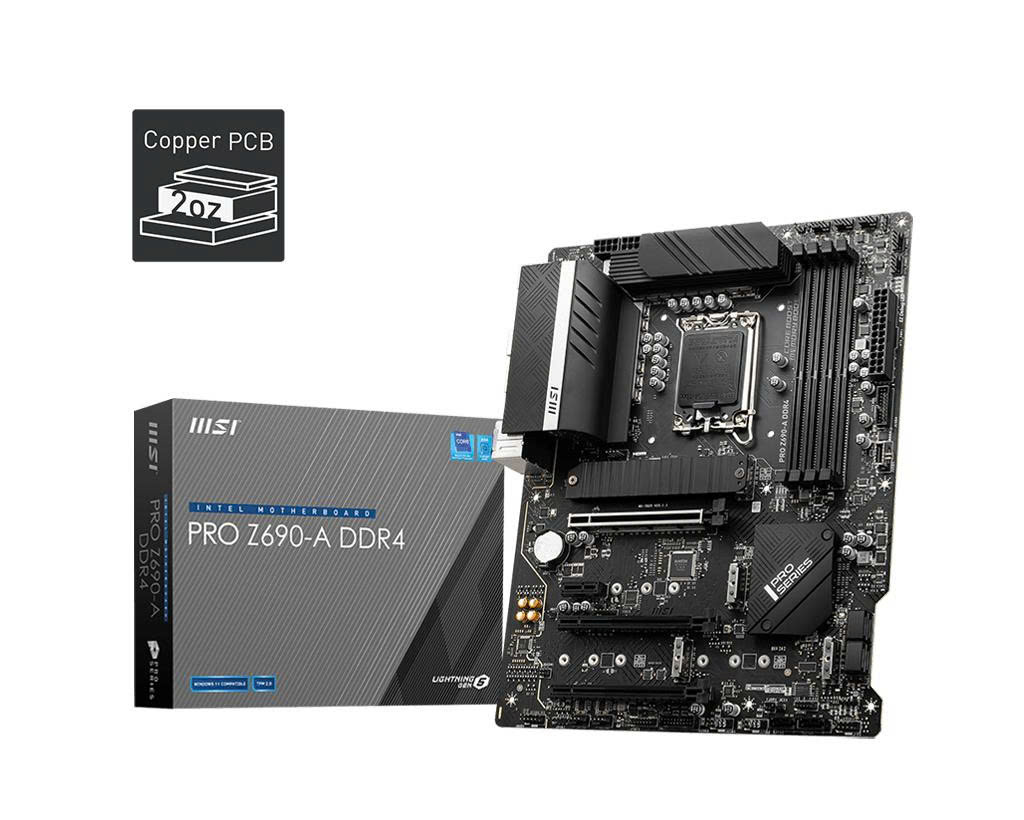 Mainboard MSI PRO Z690-A | LGA 1700, ATX, 4 x DDR4 - ảnh 2